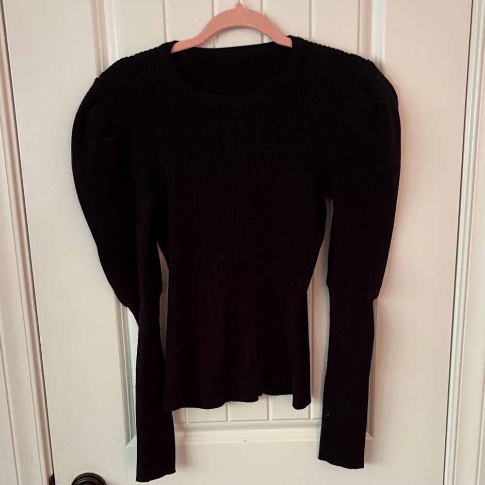 Jonathan Simkhai Black Crew Neck Sweater